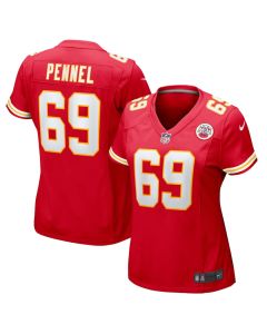 Mike Pennel 69 Kansas City Chiefs Women’s Game Jersey – Red