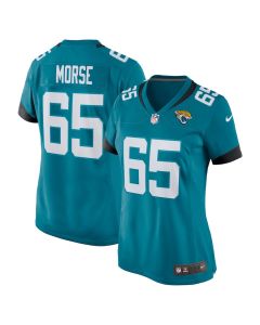 Mitch Morse 65 Jacksonville Jaguars Alternate Game Women Jersey – Teal