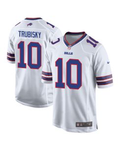 Mitch Trubisky 10 Buffalo Bills Team Game Men Jersey – White