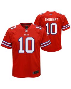 Mitch Trubisky 10 Buffalo Bills Team Game YOUTH Jersey – Red