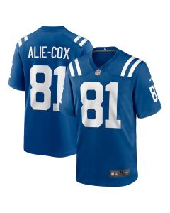 Mo Alie-Cox 81 Indianapolis Colts Men Team Game Jersey – Royal