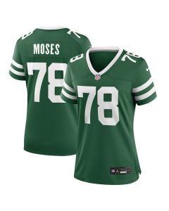 Morgan Moses 78 New York Jets Women’s Team Game Jersey – Legacy Green