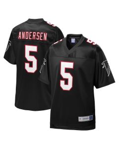 Morten Andersen 5 Atlanta Falcons NFL Pro Line Vintage Men Retired Jersey – Black