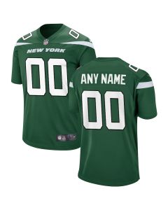 New York Jets Men Game Custom Jersey – Gotham Green