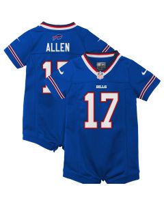 Newborn & Infant Buffalo Bills Josh Allen Royal Romper Jersey