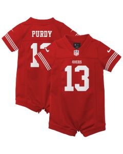 Newborn & Infant San Francisco 49ers Brock Purdy Scarlet Game Romper Jersey