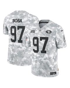 Nick Bosa 97 San Francisco 49ers 2024 Salute to Service Limited Men Jersey – Arctic Camo
