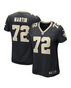Nick Martin 72 New Orleans Saints Women Game Jersey – Black