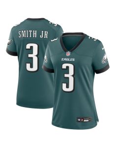 Nolan Smith 3 Philadelphia Eagles Women’s Team Game Jersey – Midnight Green