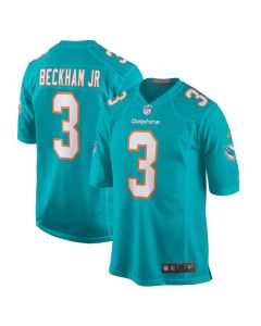 Odell Beckham Jr. 3 Miami Dolphins Game Men Jersey – Aqua