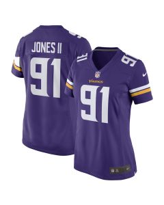 Patrick Jones II 91 Minnesota Vikings Women Game Jersey – Purple