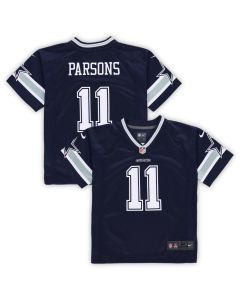 Preschool Dallas Cowboys Micah Parsons Navy Game Jersey