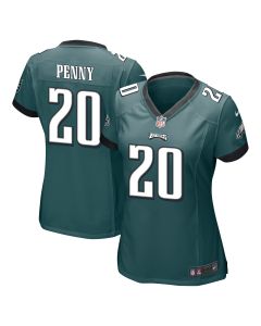 Rashaad Penny 20 Philadelphia Eagles Women Game Jersey – Midnight Green