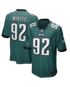 Reggie White 92 Philadelphia Eagles Men Game Retired Jersey – Midnight Green