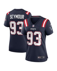 Richard Seymour ?93 New England Patriots Women Retired Game Jersey – Navy