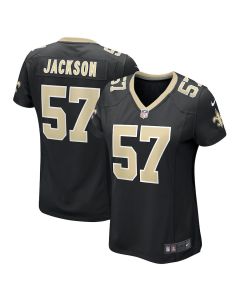 Rickey Jackson 57 New Orleans Saints Women Retired Jersey – Black
