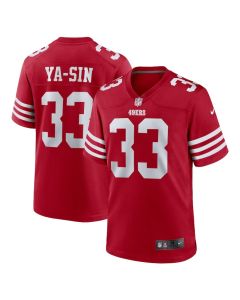 Rock Ya-Sin 33 San Francisco 49ers Team Game Men Jersey – Scarlet