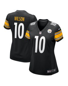 Roman Wilson 10 Pittsburgh Steelers Women’s Game Jersey – Black