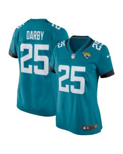 Ronald Darby 25 Jacksonville Jaguars Alternate Game Women Jersey – Teal