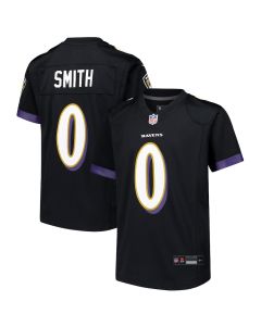 Roquan Smith 0 Baltimore Ravens Alternate Player Game YOUTH Jersey – Black