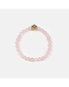 Rose Quartz Healing Bracelet for Women – Calming Energy Gift for Meditation, Emotional Support and Balance –  – Main View
