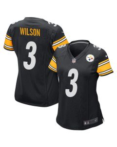 Russell Wilson 3 Pittsburgh Steelers Game Women Jersey – Black