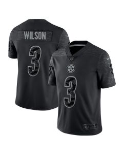 Russell Wilson 3 Pittsburgh Steelers RFLCTV Limited Game Men Jersey – Black