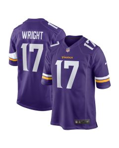 Ryan Wright 17 Minnesota Vikings Game Men Jersey – Purple
