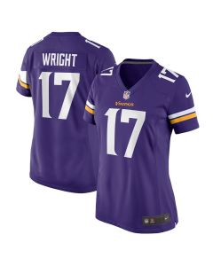 Ryan Wright 17 Minnesota Vikings Women’s Game Jersey – Purple
