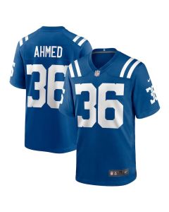 Salvon Ahmed 36 Indianapolis Colts Team Game Men Jersey – Royal