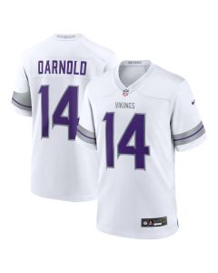 Sam Darnold 14 Minnesota Vikings Alternate Game Men Jersey – White