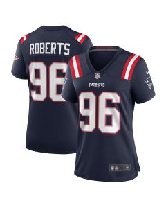 Sam Roberts 96 New England Patriots Women Game Jersey – Navy
