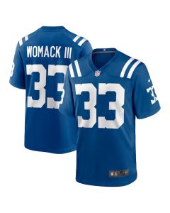 Samuel Womack III 33 Indianapolis Colts Game Men Jersey – Royal