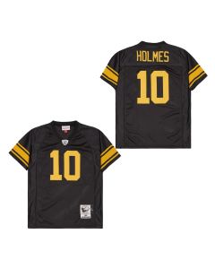 Santonio Holmes 10 Pittsburgh Steelers Retro Throwback Men Jersey – Black