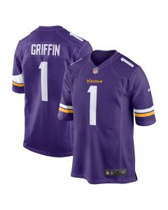 Shaquill Griffin 1 Minnesota Vikings Team Game Men Jersey – Purple