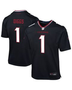 Stefon Diggs 1 Houston Texans Team Player Game YOUTH Jersey – Navy