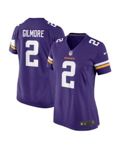 Stephon Gilmore 2 Minnesota Vikings Women’s Game Jersey – Purple