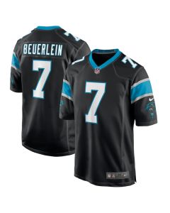 Steve Beuerlein 7 Carolina Panthers Men Retired Jersey – Black