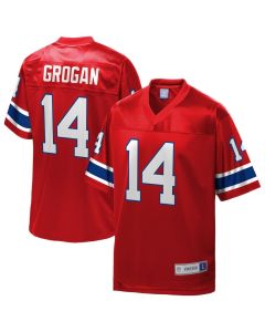Steve Grogan 14 New England Patriots Pro Line Vintage Men Retired Jersey – Red