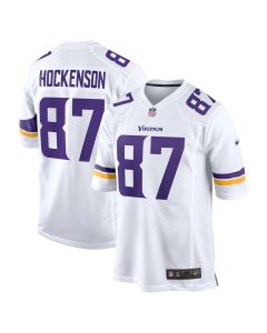 T.J. Hockenson 87 Minnesota Vikings Men Game Jersey – White