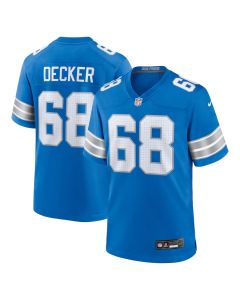 Taylor Decker 68 Detroit Lions Team Game Men Jersey – Blue