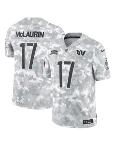 Terry McLaurin 17 Washington Commanders 2024 Salute to Service Limited Men Jersey – Arctic Camo