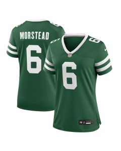 Thomas Morstead 6 New York Jets Women’s Team Game Jersey – Legacy Green