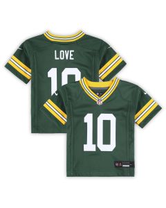 Toddler Green Bay Packers Love Green Game Jersey