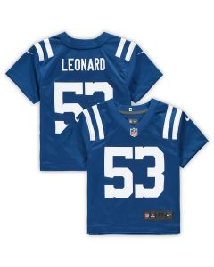 Toddler Indianapolis Colts Shaquille Leonard Royal Game Jersey