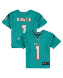 Toddler Miami Dolphins Tua Tagovailoa Aqua Game Jersey