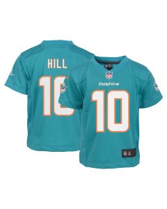 Toddler Miami Dolphins Tyreek Hill Aqua Game Jersey