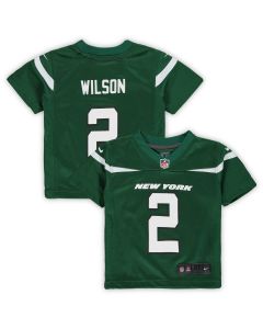 Toddler New York Jets Zach Wilson Green Game Jersey