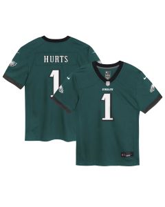 Toddler Philadelphia Eagles Jalen Hurts Midnight Green Game Jersey