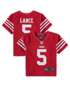Toddler San Francisco 49ers Trey Lance Scarlet Game Jersey